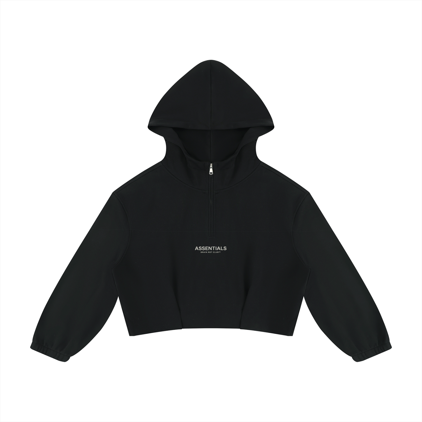 ASSENTIALS — Boxy Quarter-Zip