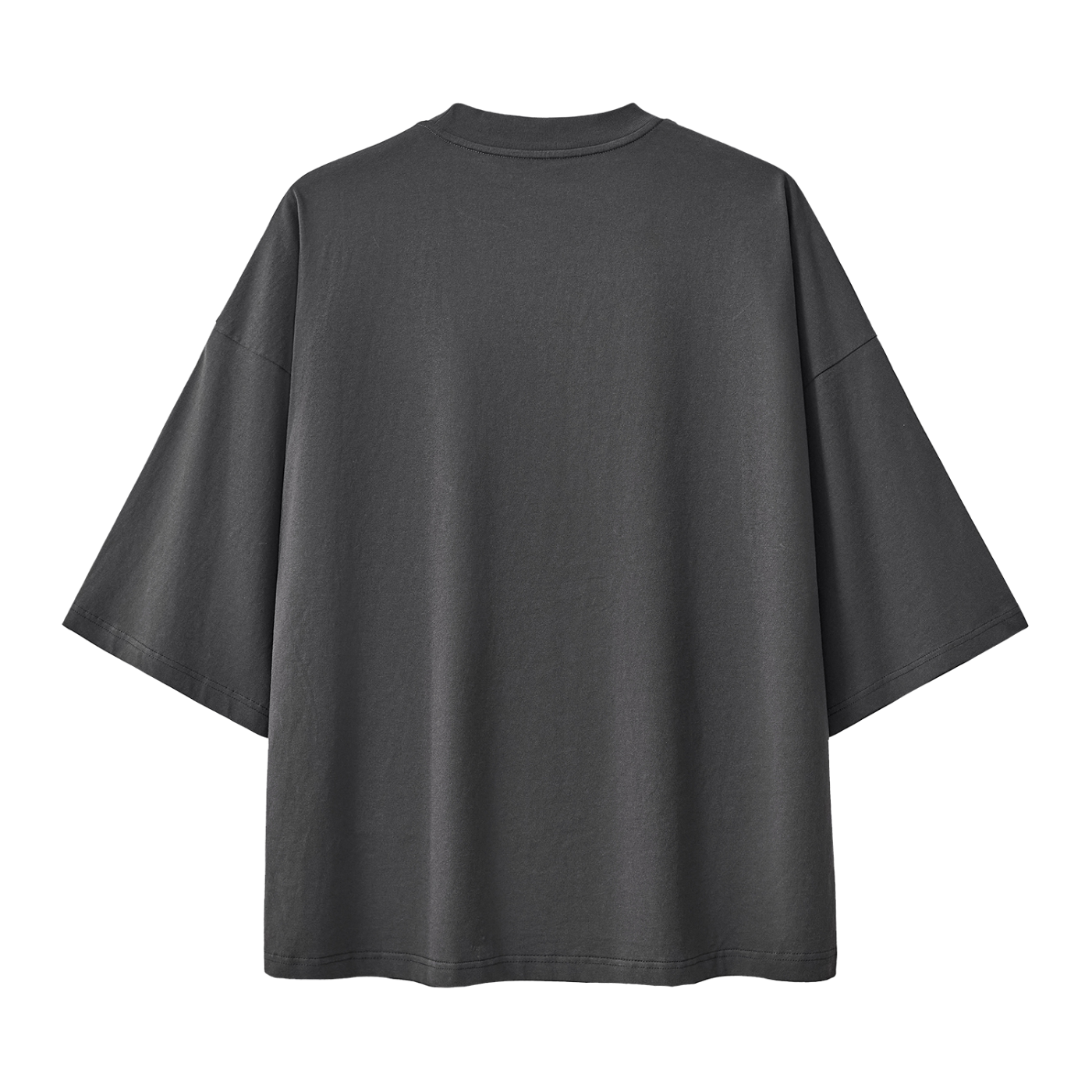 ASSENTIALS Oversized Tee — Washed Charcoal