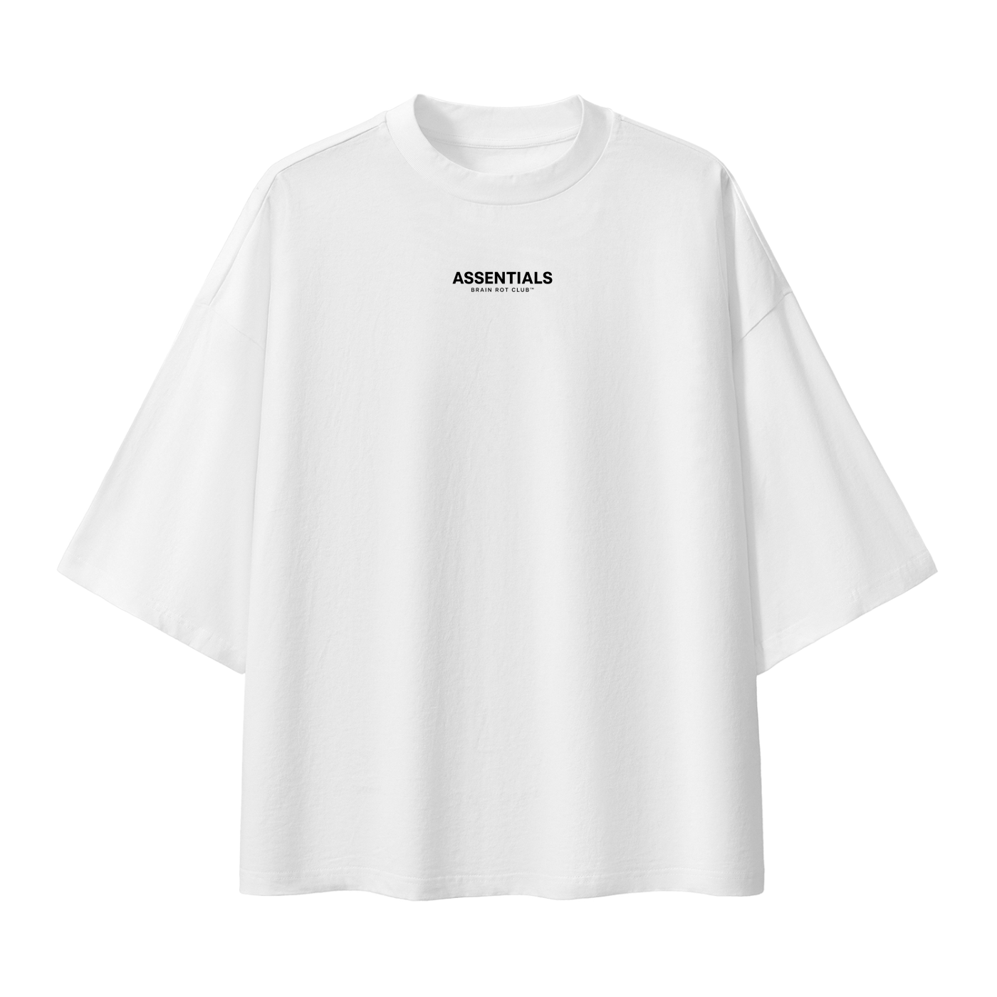 ASSENTIALS Oversized Tee — White